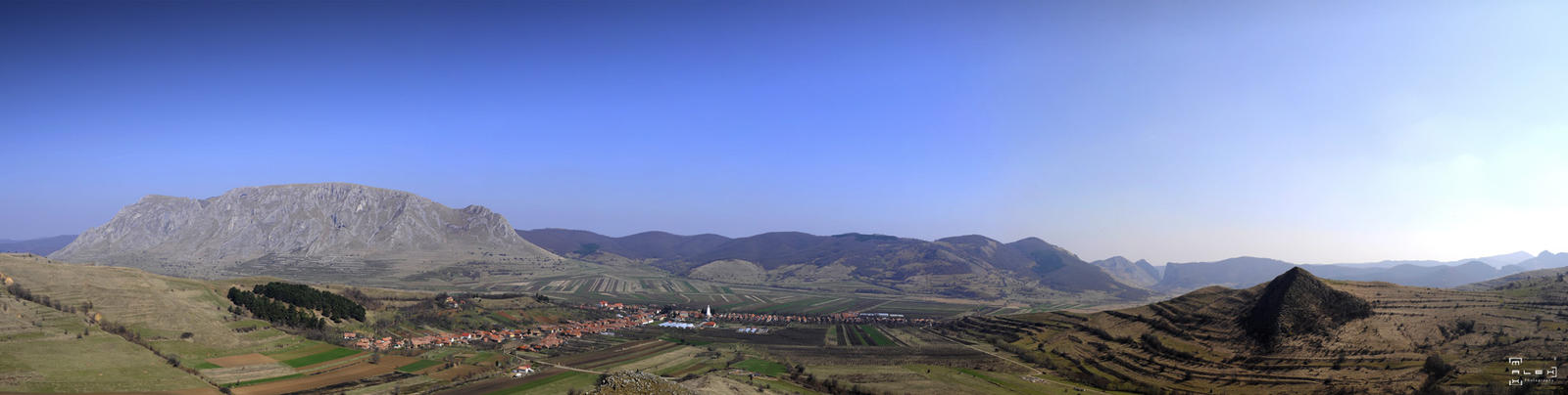 Coltesti Village  Panorama