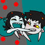 Grub!Terezi and Grub!Karkat