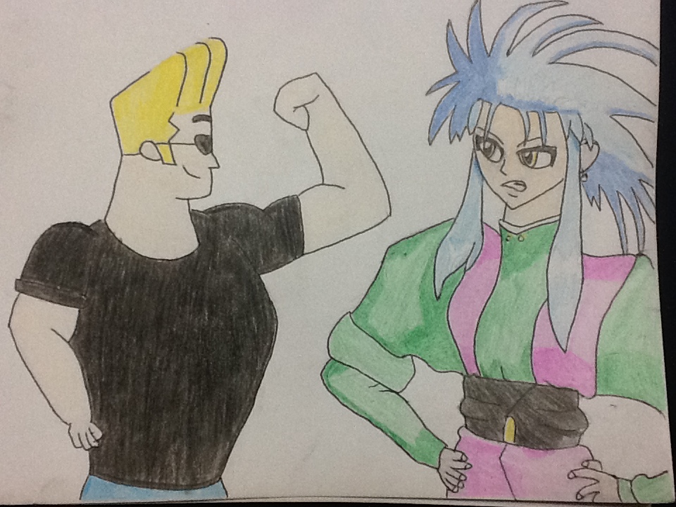 The First Encounter of Anime with Johnny Bravo. by Yoshikid07 on DeviantArt