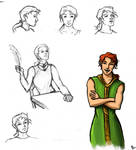 Bill Weasley Sketches by The-Starhorse