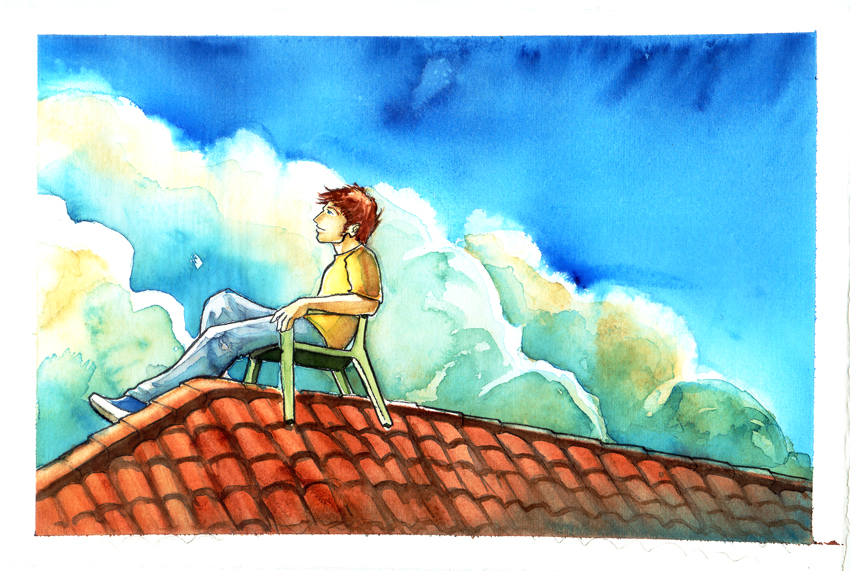 George Weasley: Rooftop