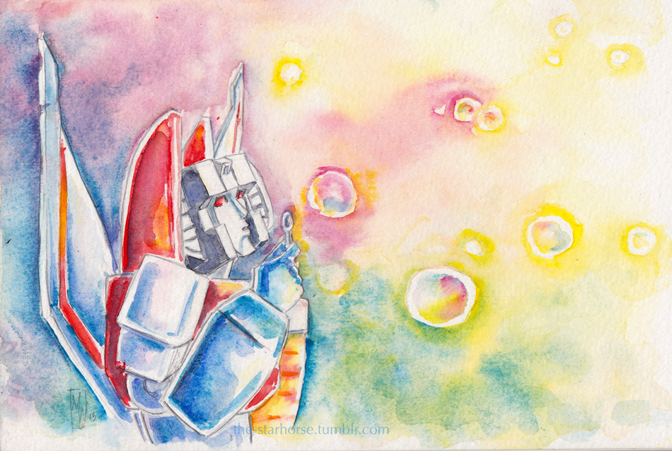 Starscream: Bubbles