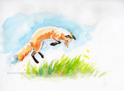 Jumping Fox