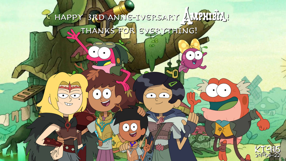Amphibia Prom Happy 3rd Anne-iversary Amphibia!!! by KevinToons915 on DeviantArt