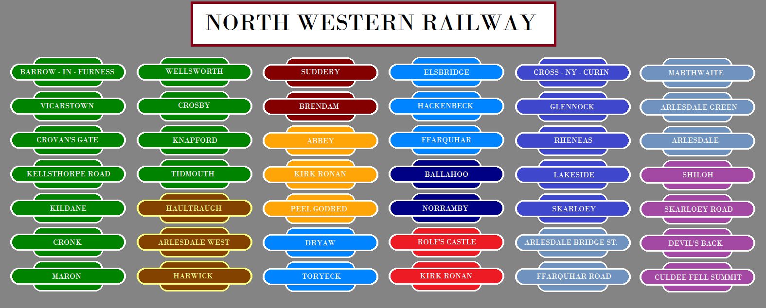 Rws Sign RWS NWR Station signs by Train48 on DeviantArt