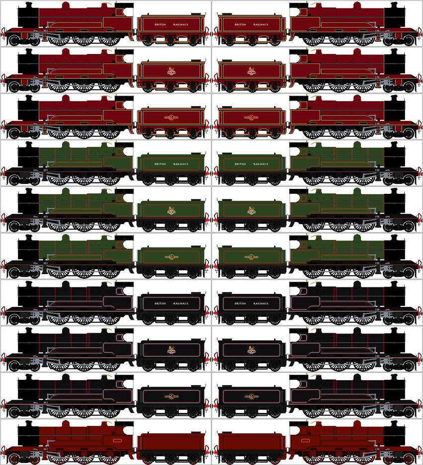 Lnwr Problem Class Color LNWR Claughton livery set #2 of 2 by Train48 on DeviantArt