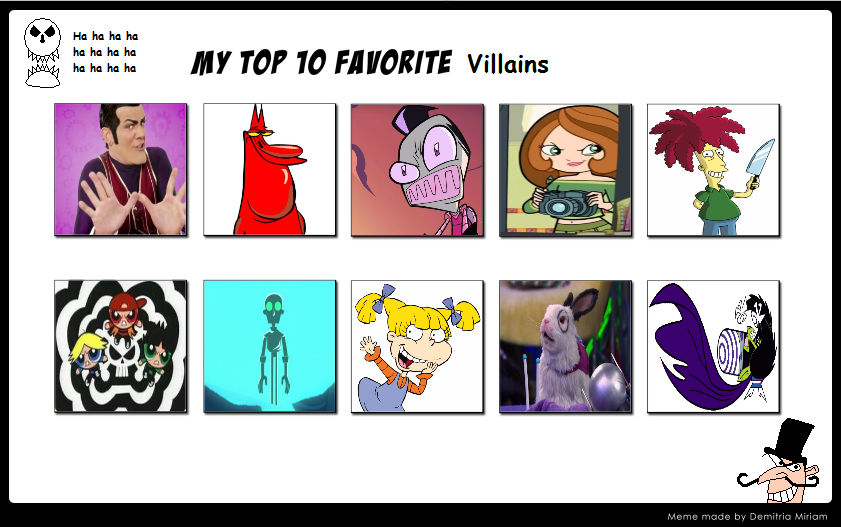 My Top 10 Favorite Villains By Marjulsansil On Deviantart My Top 10 Favorite Villains By Marjulsansil On Deviantart