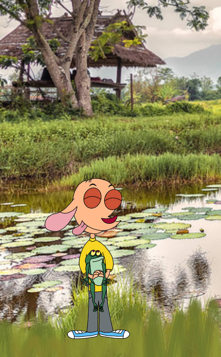 Little Ricky and Mr. Frog in the lake by MarJulSanSil on DeviantArt