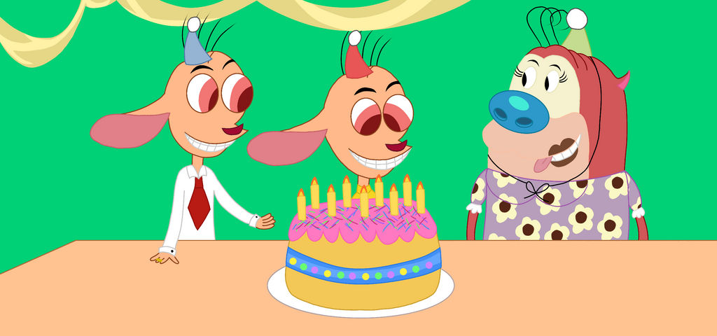 Ren and Stimpy - Happy Birthday, Little Ricky! by MarJulSanSil on ...