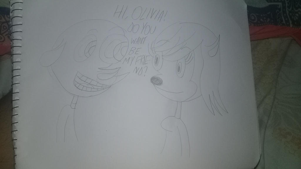 Little Ricky befriending with Olivia by MarJulSanSil on DeviantArt