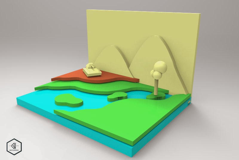 Papercraft 3D by dewianimation on DeviantArt