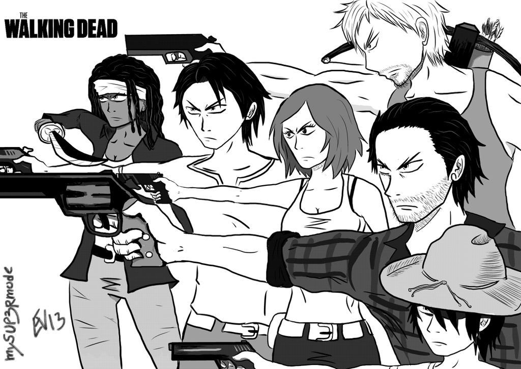 The Walking Dead Manga Version Rick S Side By Dragon0pt3k5 On Deviantart The Walking Dead Manga Version Rick S Side By Dragon0pt3k5 On Deviantart