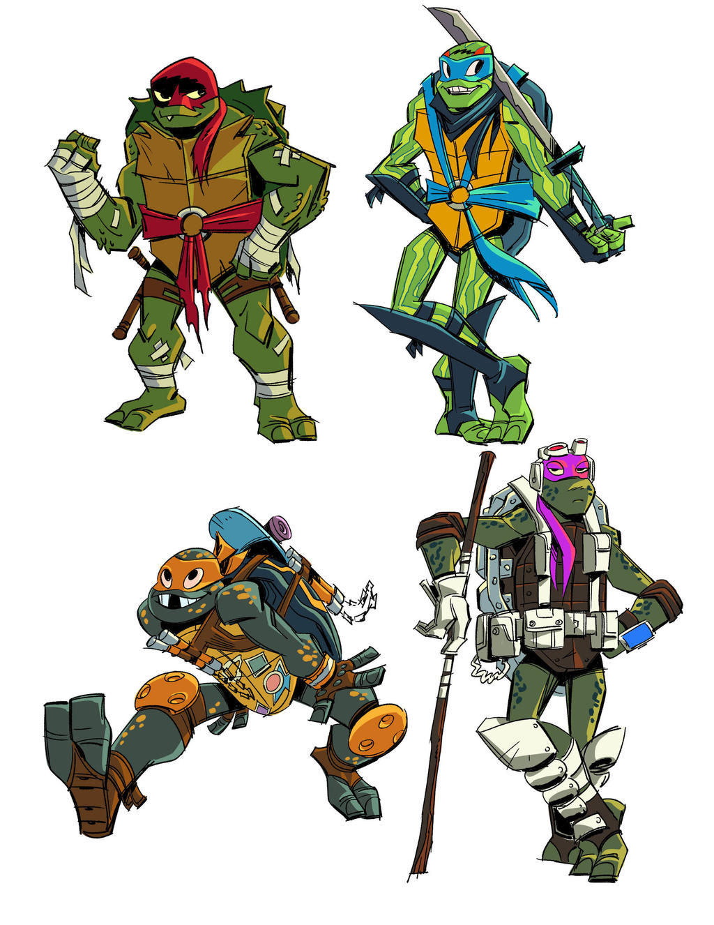 RoTMNT Offical Concept Art by GuardianoftheSnow on DeviantArt