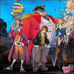 Treasure Planet: Happy Color App