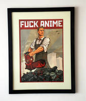 Fuck Anime Poster