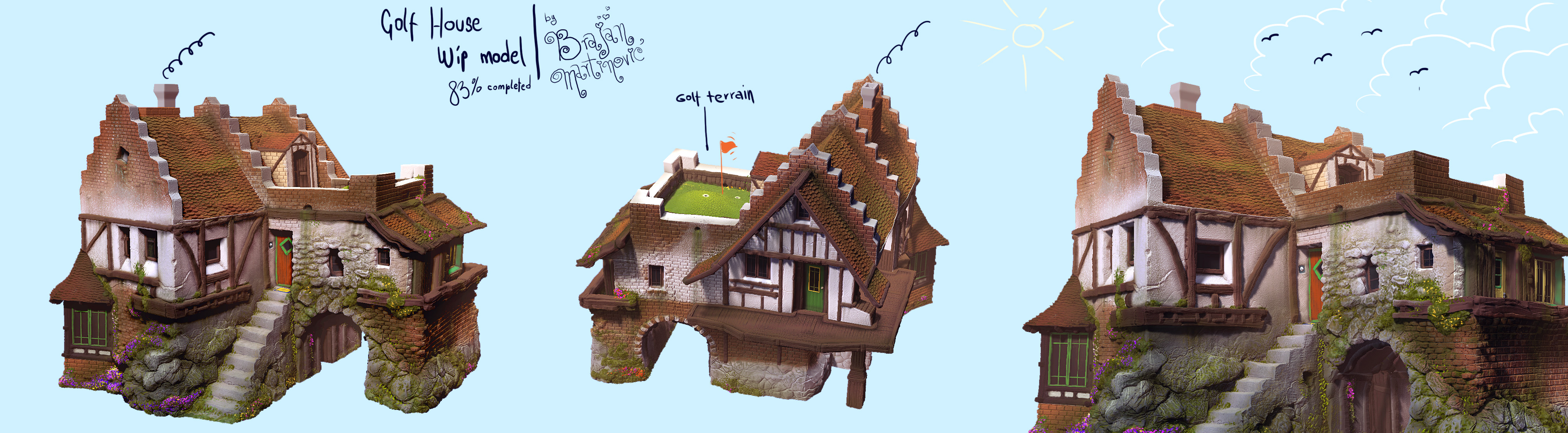 Golf House wip1