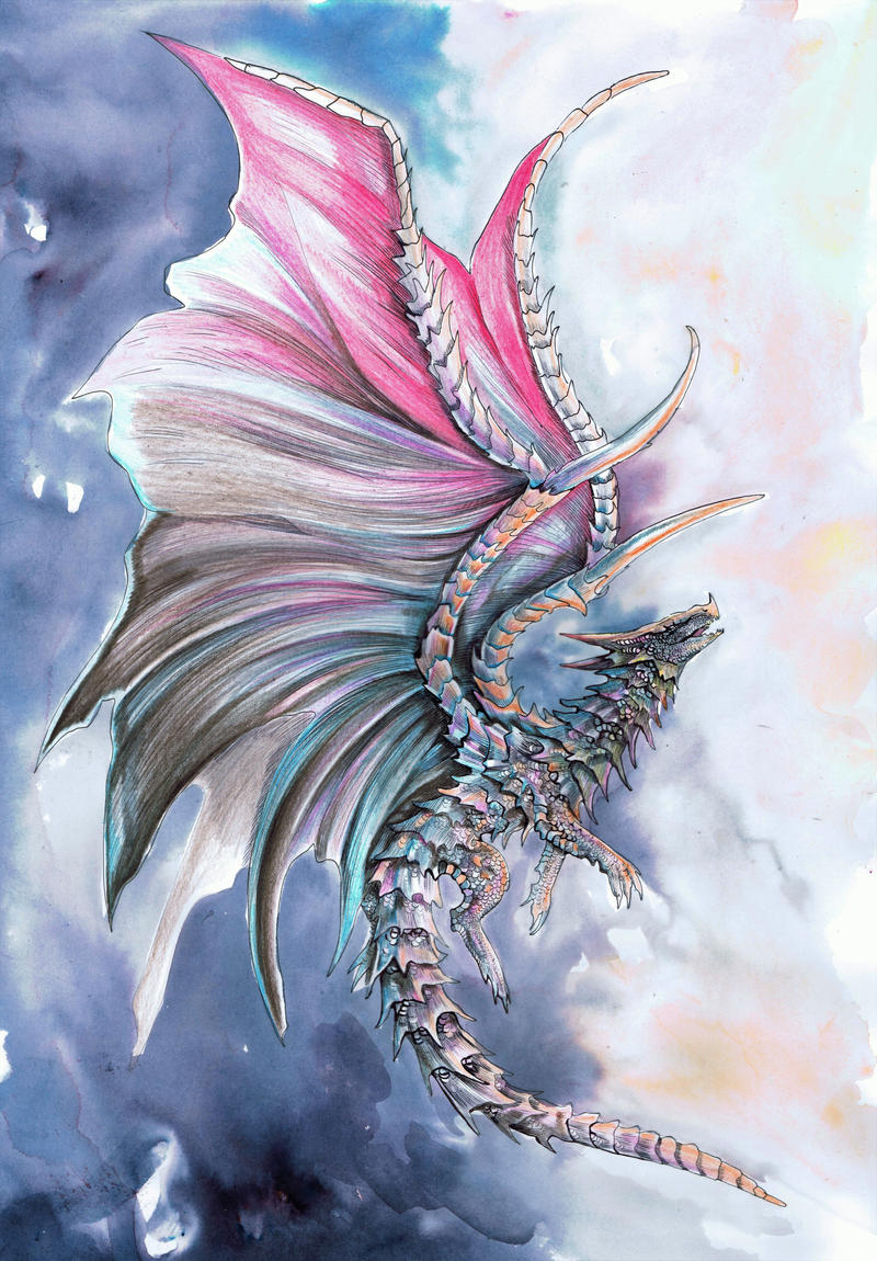 Dark Opal Dragon by dawndelver