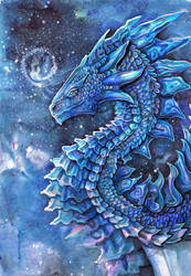 Blue Winter Dragon