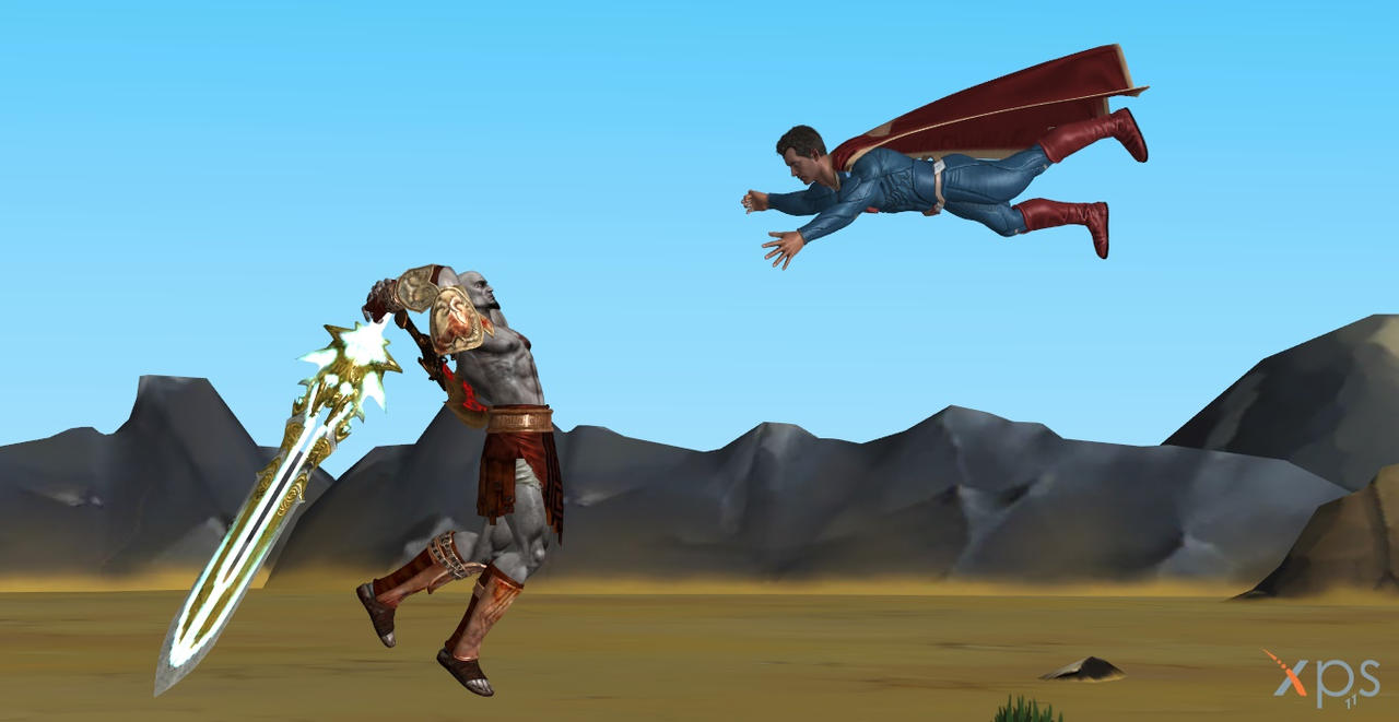 Kratos Vs Superman: Clash of Titans