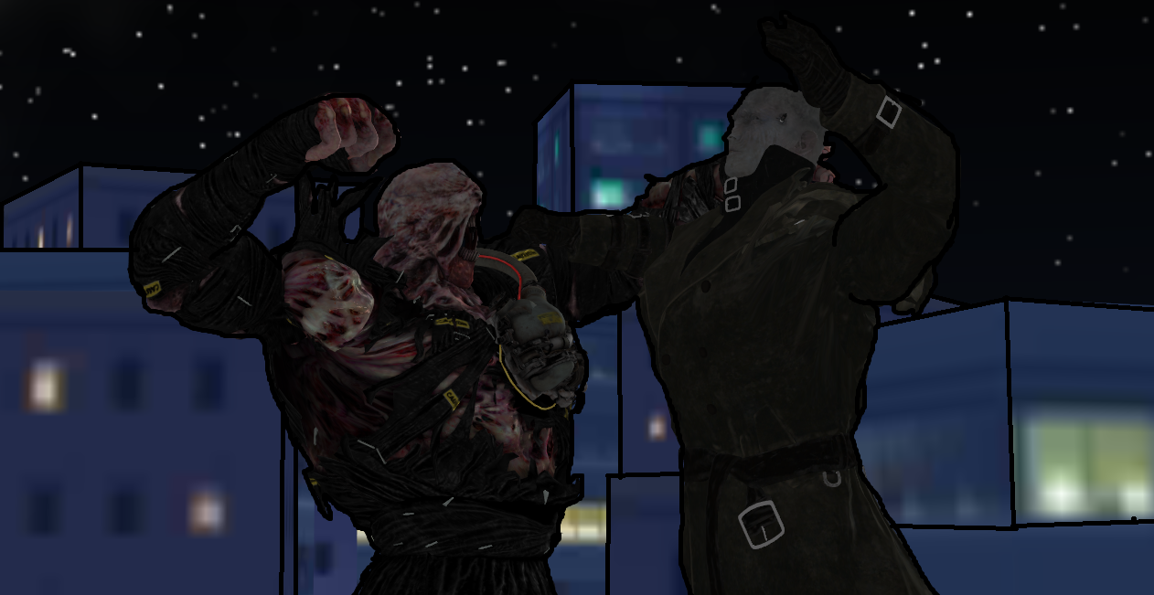 Resident Evil - Nemesis vs Mr x by EinArt1218 on DeviantArt