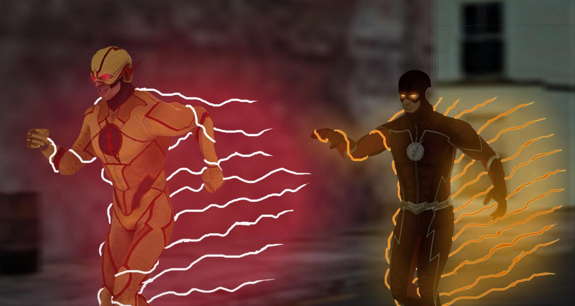 Flash vs Reverse Flash by EinArt1218 on DeviantArt