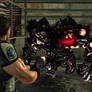 RE5 - Chris and Sheva vs Uroboros Mkono