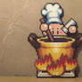 Kirby as chef