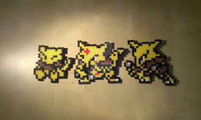 Pokedex #63 Abra, #64 Kadabra, #65 Alakazam