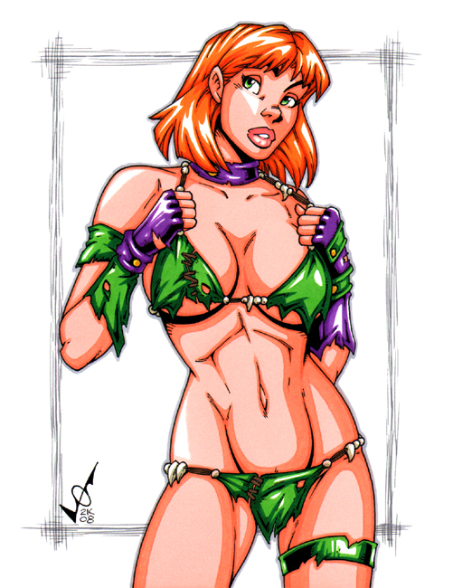 Savage Land Fairchild sketch