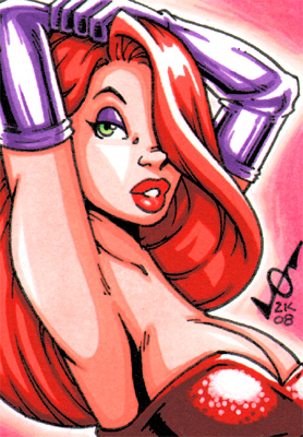 Sketch Card - Jessica Rabbit