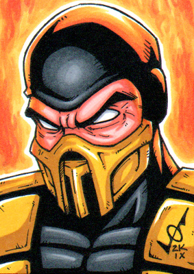 Sketch Card - Scorpion MK