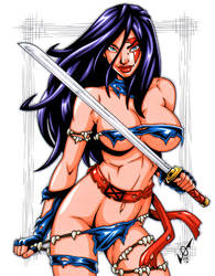 Savage Land Psylocke by gb2k