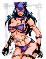 Savage Land Catwoman by gb2k