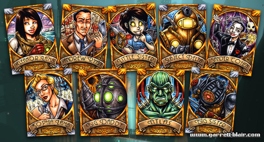 BioShock sketch cards