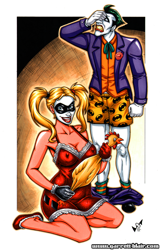 Harley + Joker commission