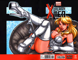 White Queen / Emma Frost sketch cover