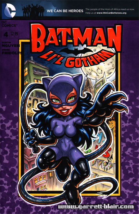 Catwoman GBDoll sketch cover