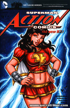 Mary Marvel sketch cover