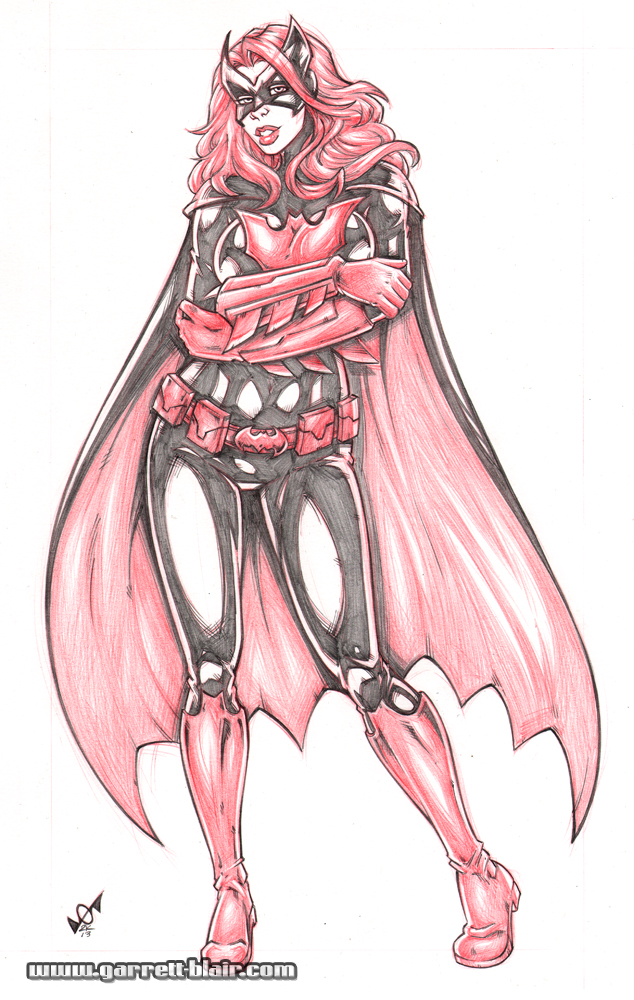 Batwoman bodyshot pencils