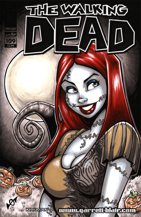 Sally bust sketch cover