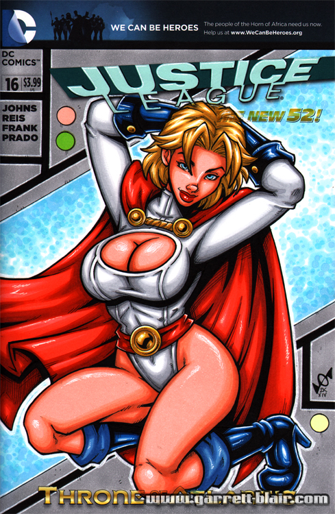 Powergirl sketch cover