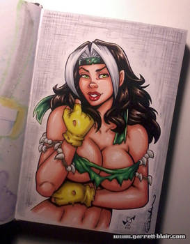 Savage Land Rogue sketchbook commission