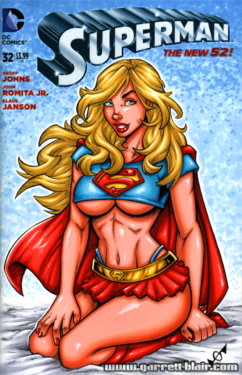 Supergirl Miniskirt sketch cover