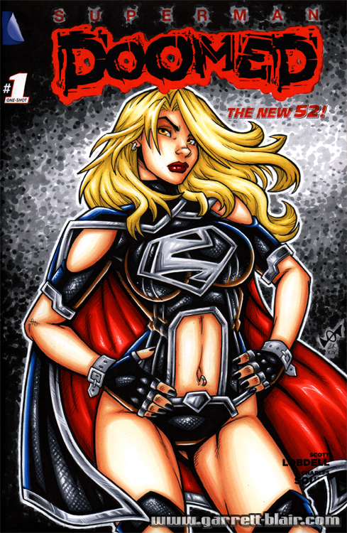Evil Supergirl New52 sketch cover
