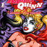 Harley Quinn lingerie bust cover