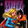 Supergirl + Batgirl sketch cover