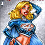 Supergirl Amalgam redesign sketch cover