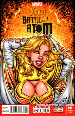 Phoenix Force White Queen bust cover