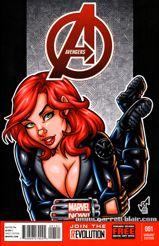 Black Widow sketch cover