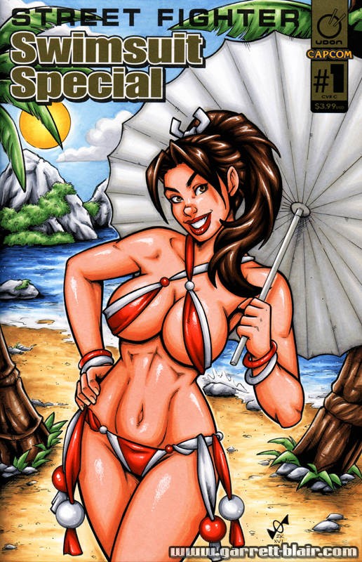 Swimsuit Mai Shiranui sketch cover